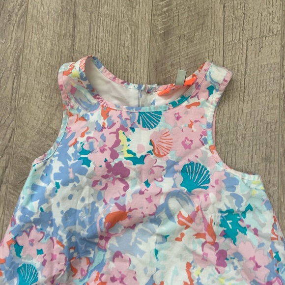 Joules Watercolor Mermaid and Seashell Dres Sz 4 - Picture 2 of 12